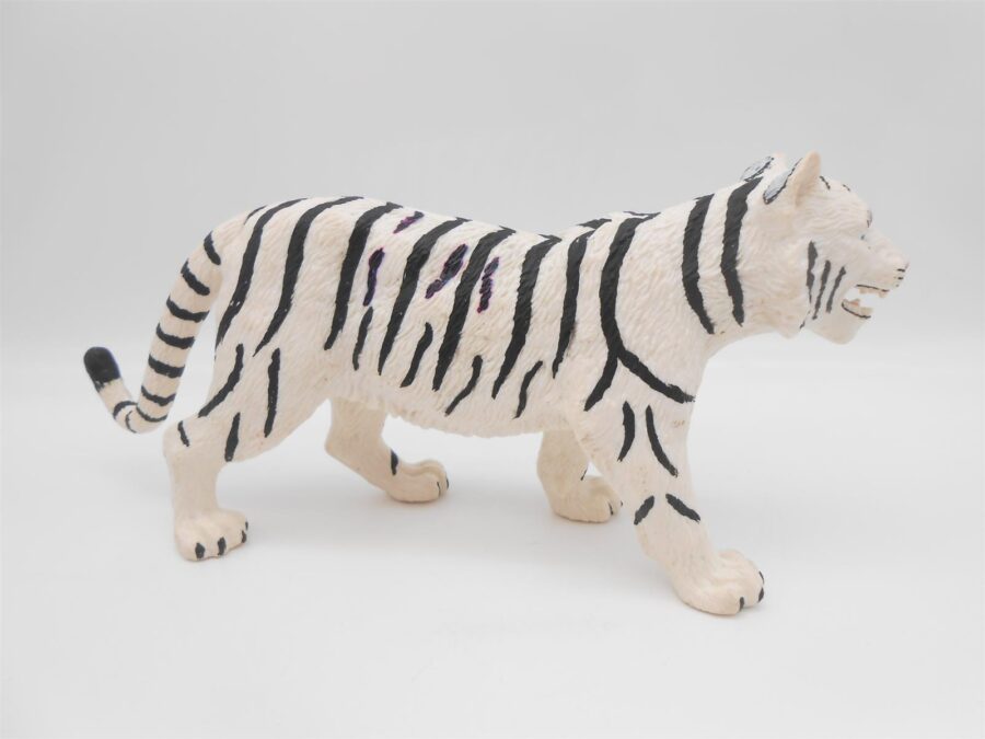 Bullyland Weißer Tiger Vintage 10,5 x 23,5cm Top Zustand