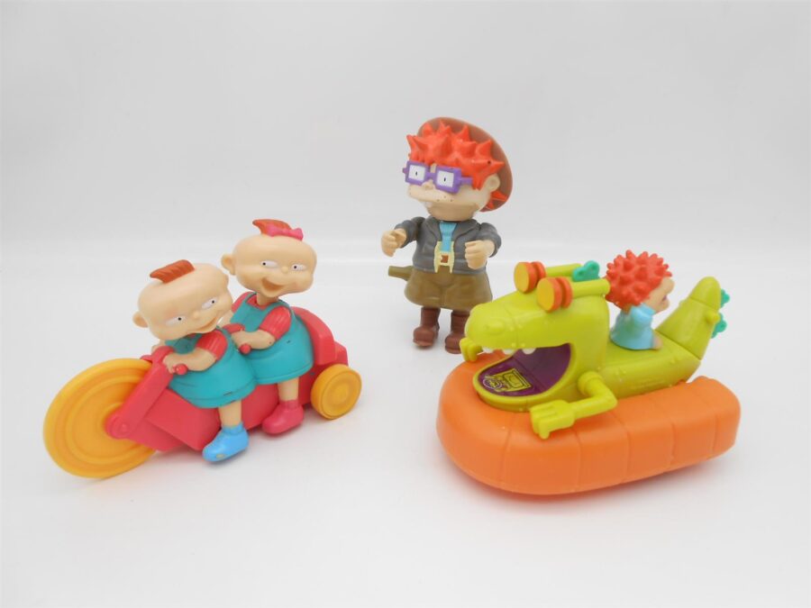 Burger King 3x Vintage Figuren Rugrats Safari Chuckie 90er 2000er