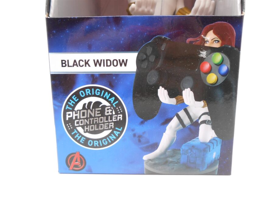 Cable Guy Controller Handy Halterung Figur Black Widow White Marvel Neu