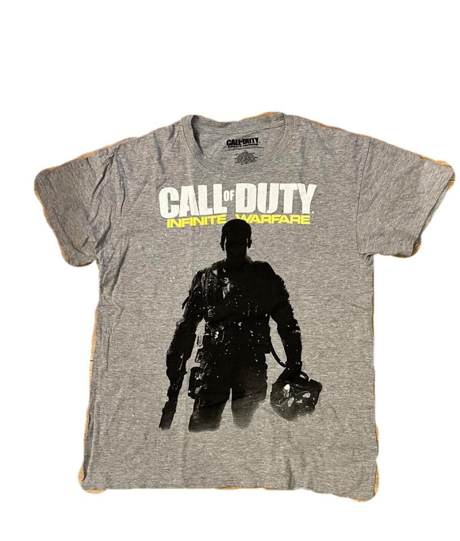 Call of Duty Infinite Warfare T-Shirt Fanshirt Merch Gr.L Grau Activision