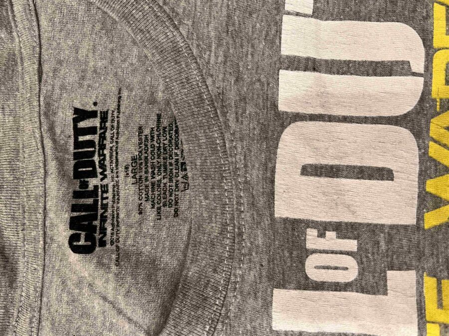 Call of Duty Infinite Warfare T-Shirt Fanshirt Merch Gr.L Grau Activision