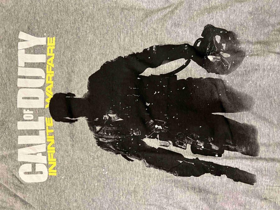 Call of Duty Infinite Warfare T-Shirt Fanshirt Merch Gr.L Grau Activision