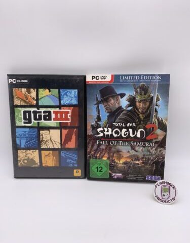 CD-Rom PC-Bundle: Total War Shogun 2 & GTA 3 Zustand: Gut