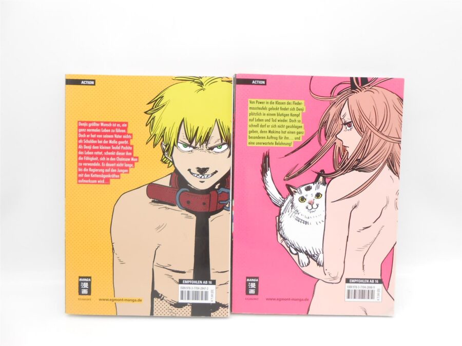 Chainsaw Man Band 1-2 Tatsuki Fujimoto Egmont Manga Deutsch