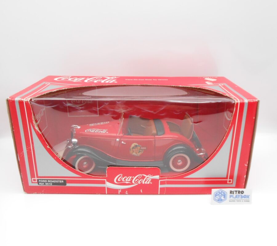Coca Cola Ford Roadster Ref. 9510 Auto in OVP Retro 1998 Rot 1:18