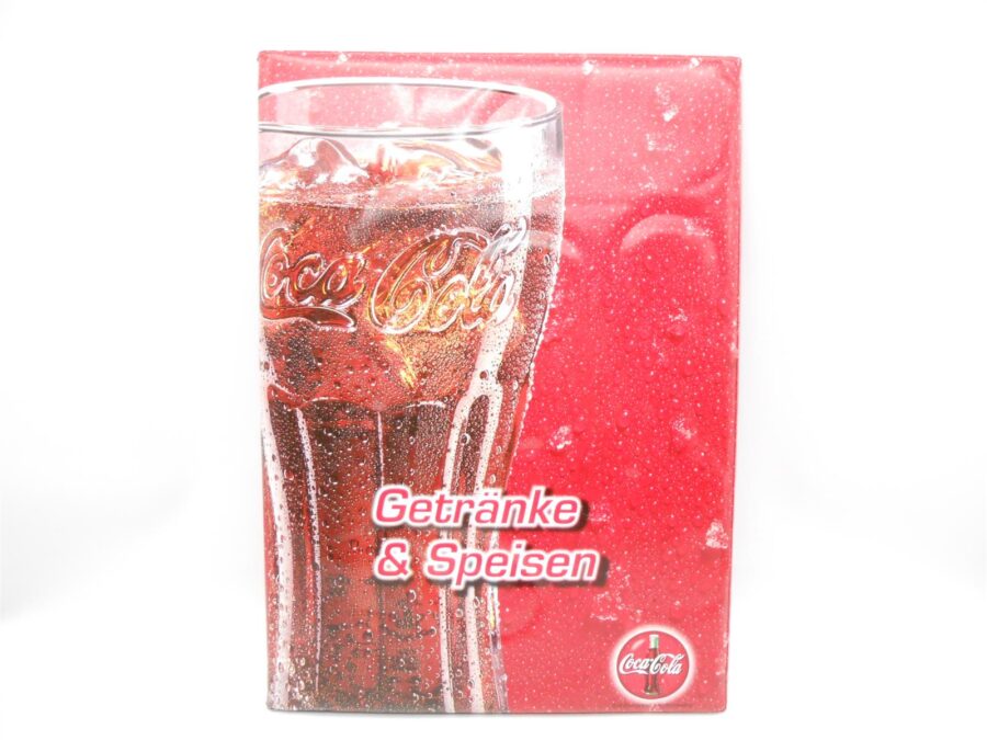 Coca-Cola Getränke- und Speisekarte A4 Vintage Retro