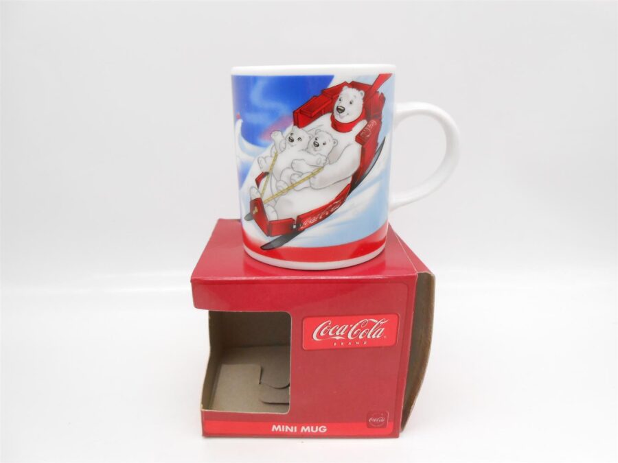 Coca Cola Vintage Mini Tassen Kaffeetasse 3 Stück mit Verpackung