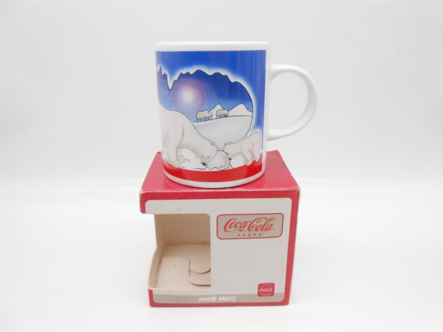 Coca Cola Vintage Mini Tassen Kaffeetasse 3 Stück mit Verpackung