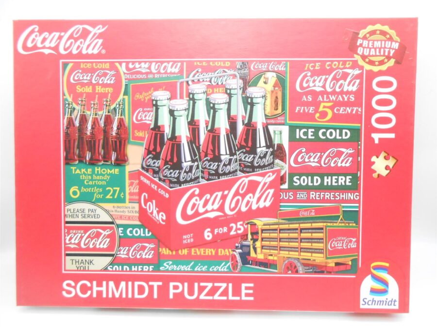 Coca Cola Vintage Puzzle Klassiker vollständig 1000 Teile
