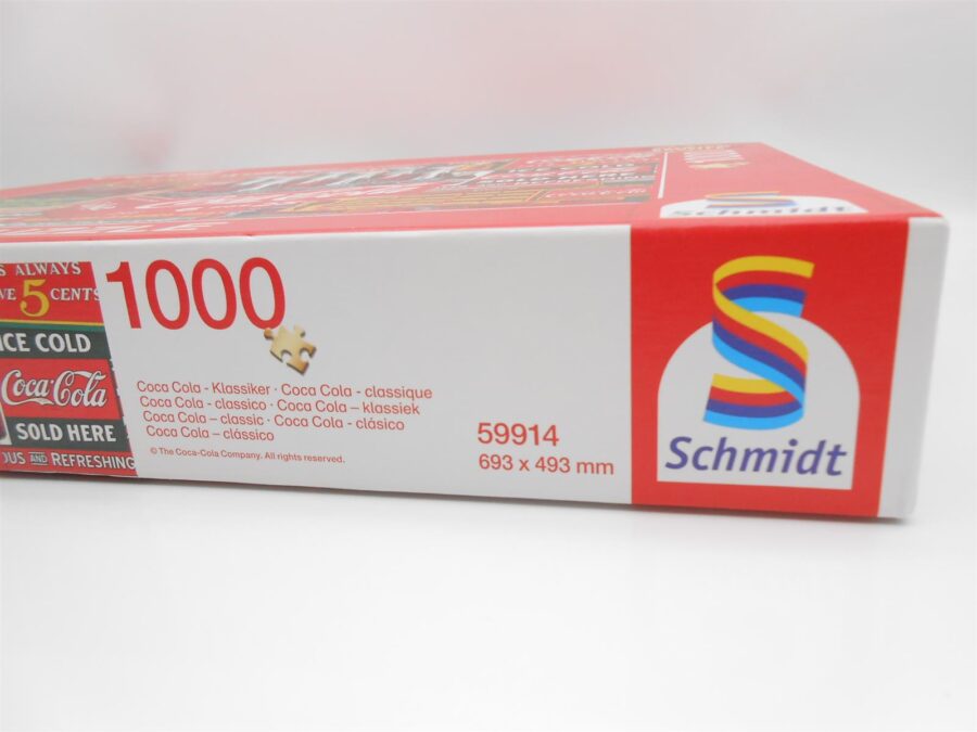 Coca Cola Vintage Puzzle Klassiker vollständig 1000 Teile