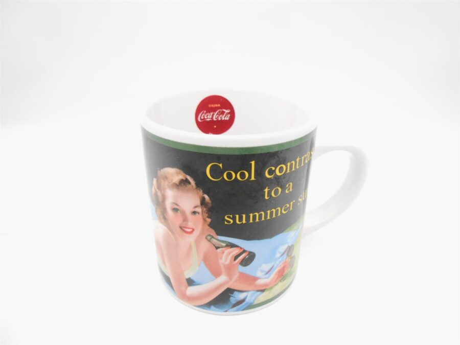 Coca Cola Vintage Tasse Kaffeetasse Delicious and Refreshing von 2003