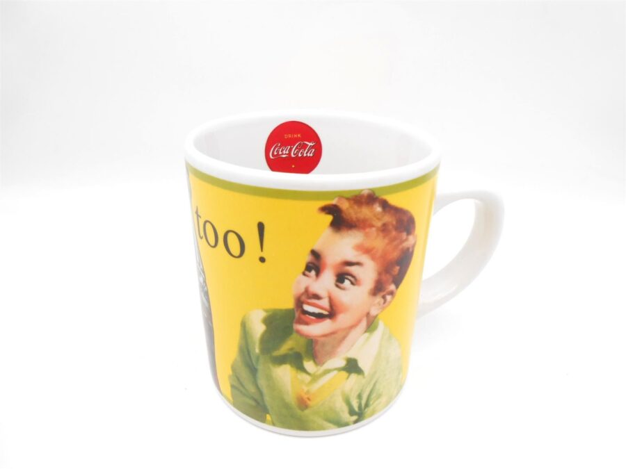 Coca Cola Vintage Tasse Kaffeetasse Drink Coca Cola Me, too von 2003