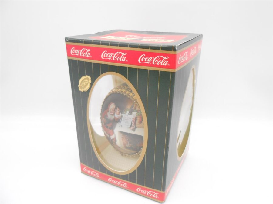 Coca Cola Weihnachtskugel Deko Christbaumkugel Vintage 1995 Rarität