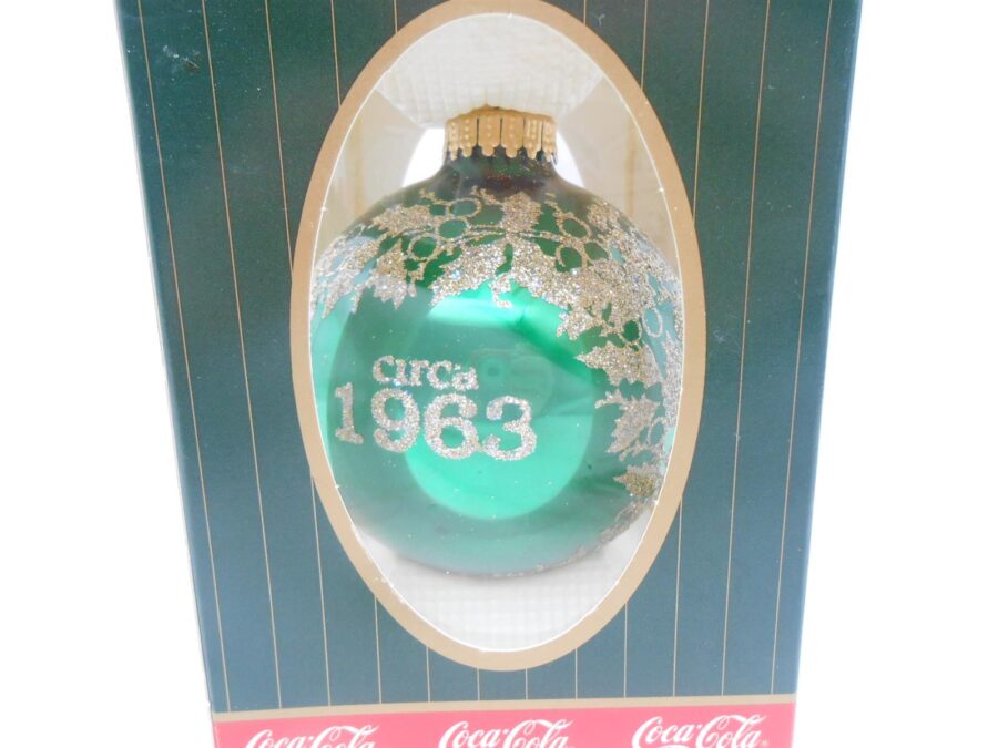 Coca Cola Weihnachtskugel Deko Christbaumkugel Vintage 1995 Rarität