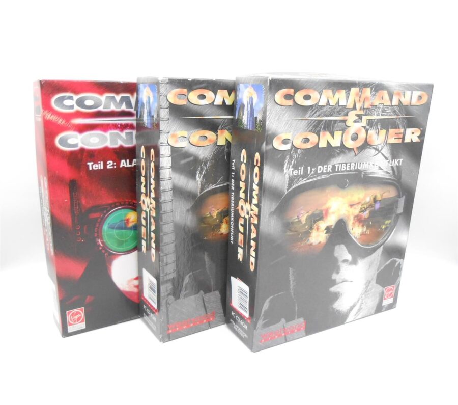 Command & Conquer PC 3x OVP 3x Anleitung CD nur bei Teil2 Vintage 90er