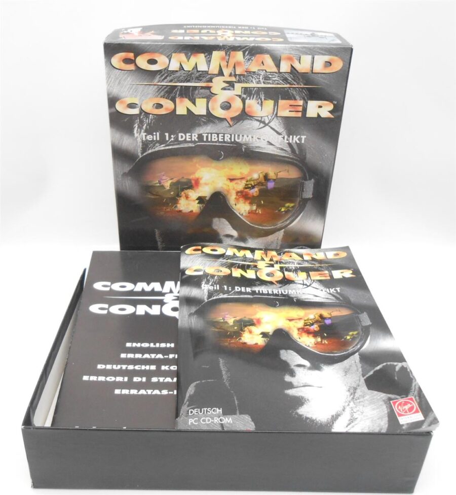 Command & Conquer PC 3x OVP 3x Anleitung CD nur bei Teil2 Vintage 90er
