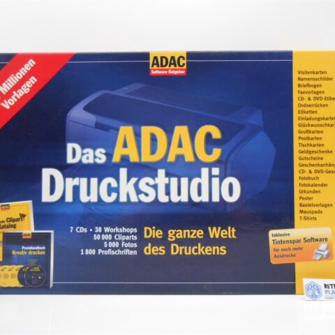Das ADAC - Druckstudio Kreativ Die ganze Welt des Druckens 1CD fehlt