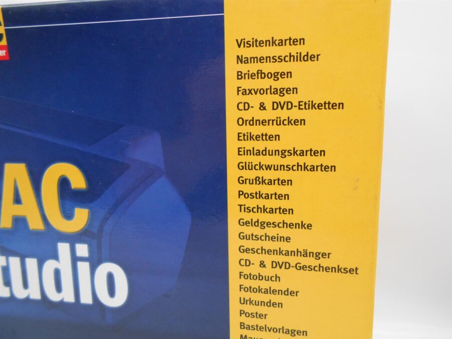 Das ADAC - Druckstudio Kreativ Die ganze Welt des Druckens 1CD fehlt