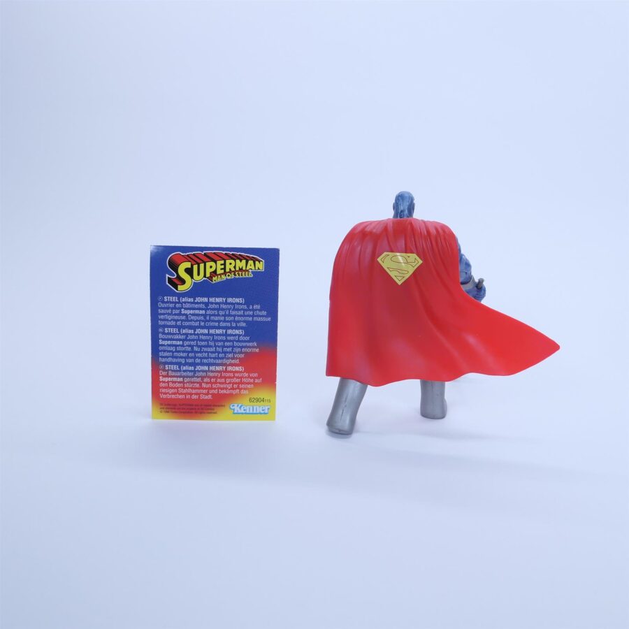 DC Comics Actionfigur Figur Superman STEEL Retro 1995 + Zubehör