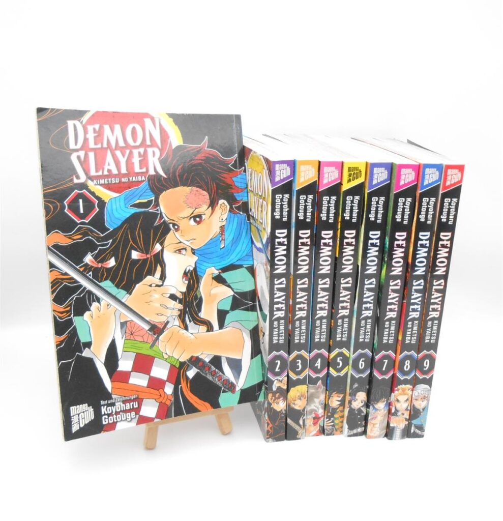 Demon Slayer Manga Konvolut Kimentsu No Yaiba Band 1-9