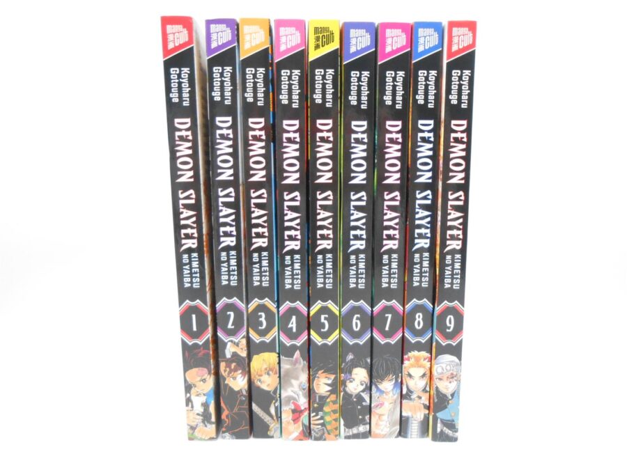Demon Slayer Manga Konvolut Kimentsu No Yaiba Band 1-9 Comic