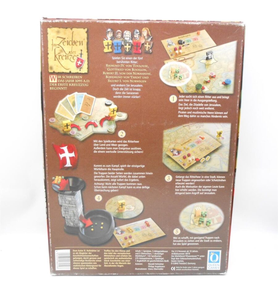 Der erste Kreuzzug Queen Games Brettspiel Im Zeichen des Kreuzes