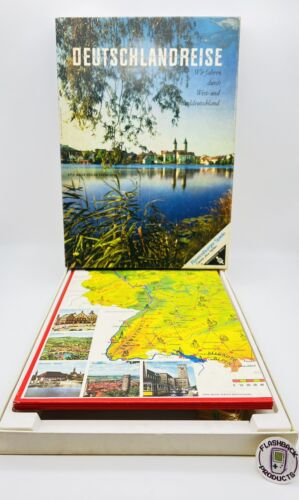Deutschlandreise - Gesellschaftsspiel Vintage Ravensburger- unvollständig