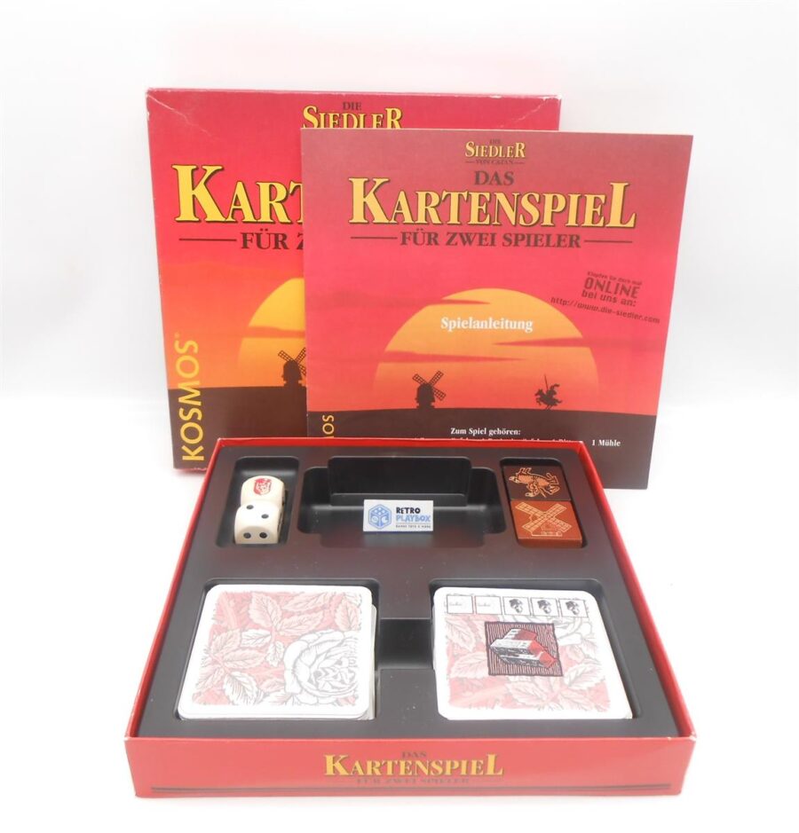Die Siedler von Catan das Kartenspiel für zwei Spieler Vintage 1997