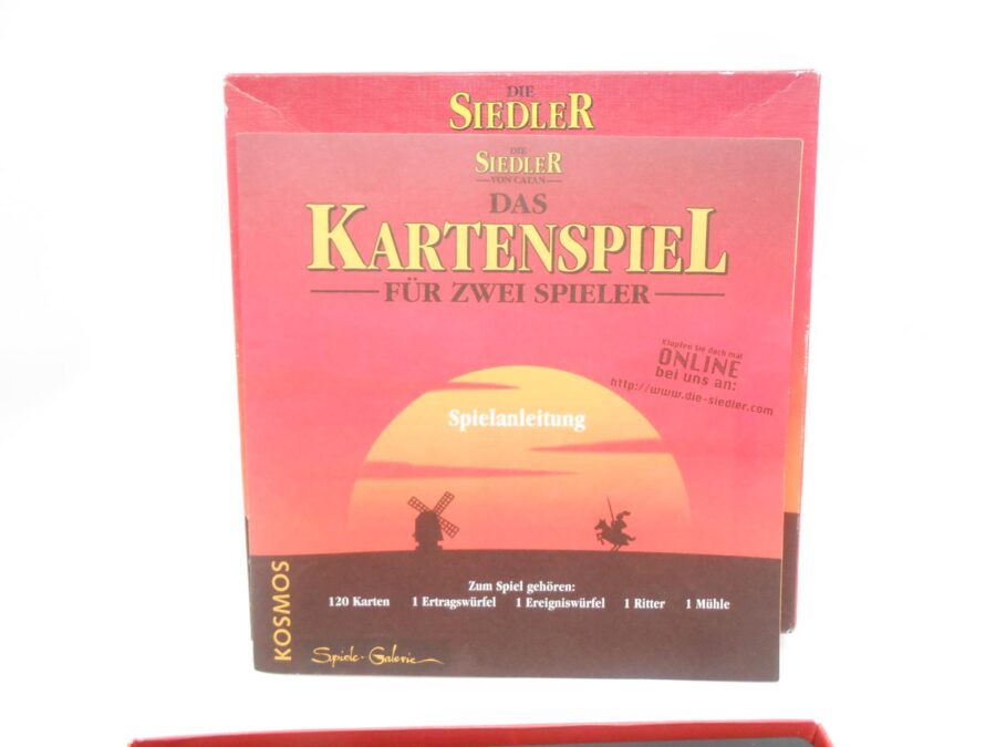 Die Siedler von Catan das Kartenspiel für zwei Spieler Vintage 1997