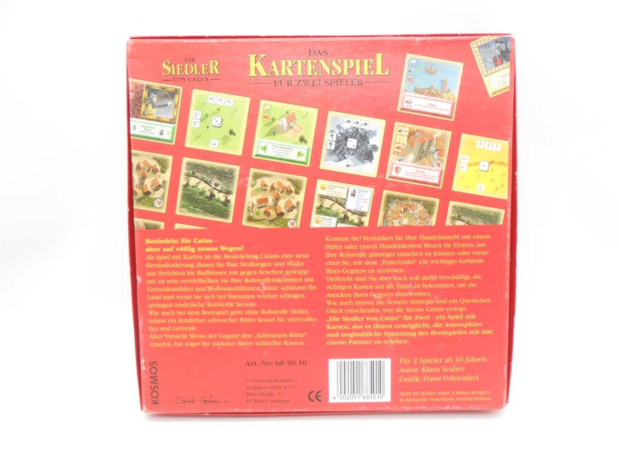 Die Siedler von Catan das Kartenspiel für zwei Spieler Vintage 1997
