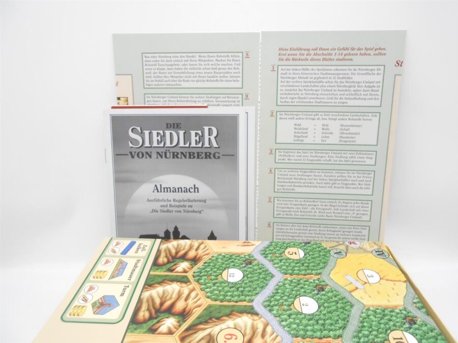 DIE SIEDLER VON NÜRNBERG Gesellschaftsspiel KOSMOS Spiele 1999