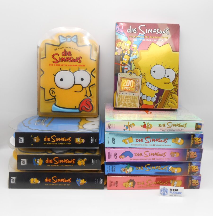 DIE SIMPSONS DVD komplette STAFFELN 1-10 Collectors -Edition