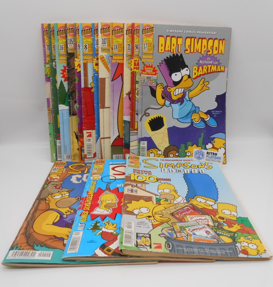 DINO MEGA SIMPSONS BUNDLE 15 Hefte/ Comics 2000er Retro Bongo