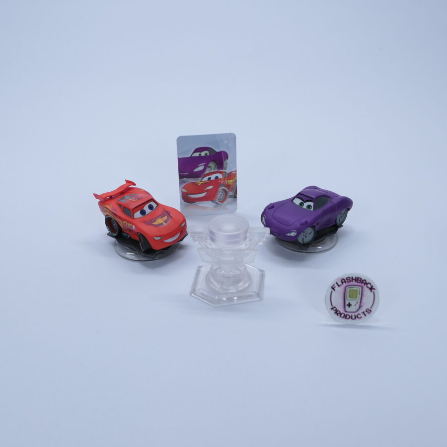 Disney Infinity 2.0 Figur CARS SET + Karte MCQUEEN HOLLEY Zustand: Gut