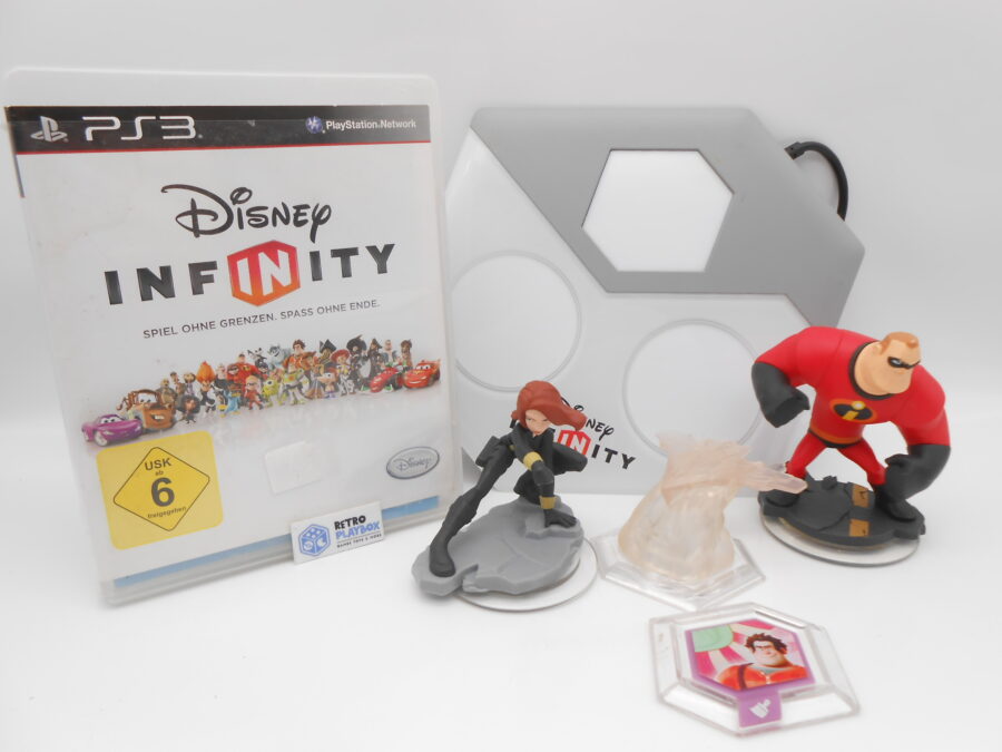 Disney Infinity Spiel PS3 +Portal +Marvel Incredible, Black Widow & mehr
