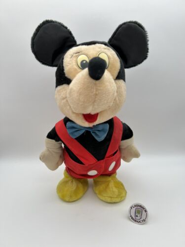 Disney Micky Maus Mickey Mouse Plüschtier Sammler Vintage Retro