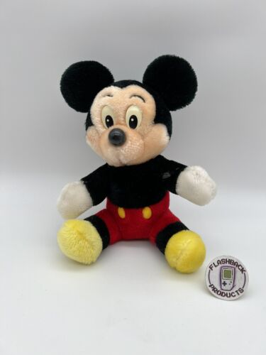 Disney Micky Maus Mickey Mouse Stofftier/ Plüschtier Retro Sammlerstück