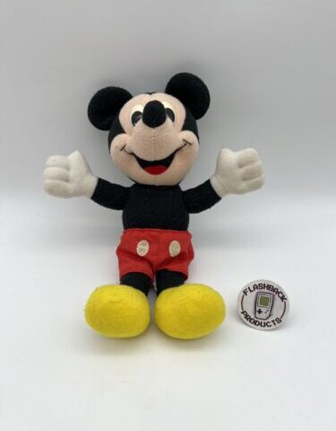 Disney Micky Maus Mickey Mouse Stofftier Plüschtier Vintage Sammlerstück