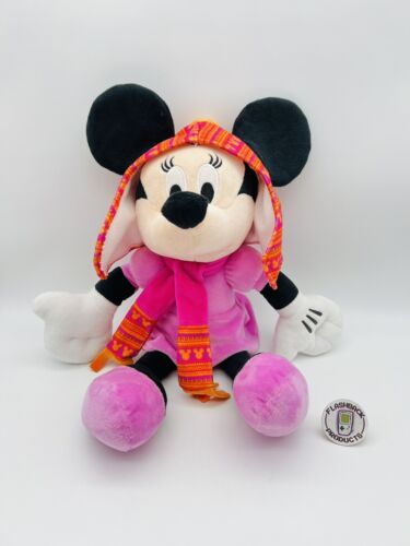 Disney Mini Maus Mouse Plüschtier mit Schal & Mütze 40 cm