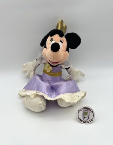 Disney Mini Maus Mouse Stofftier Plüschtier Lila Kleid Disneyland Paris