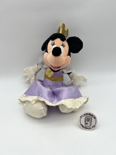 Disney Mini Maus Mouse Stofftier Plüschtier Lila Kleid Disneyland Paris