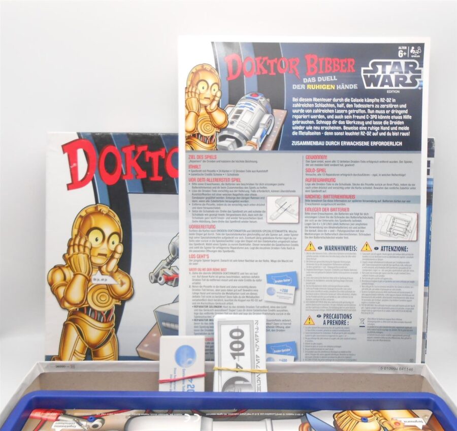 Doktor Bibber Star Wars Das Duell der ruhigen Hände Hasbro unvollständig