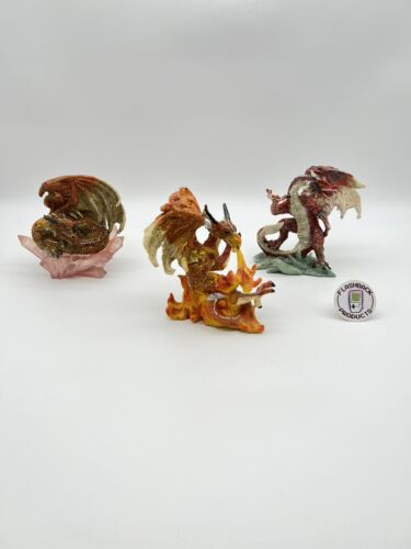 Drachen Statuen / Figuren 3 Stück / ca 10 cm groß