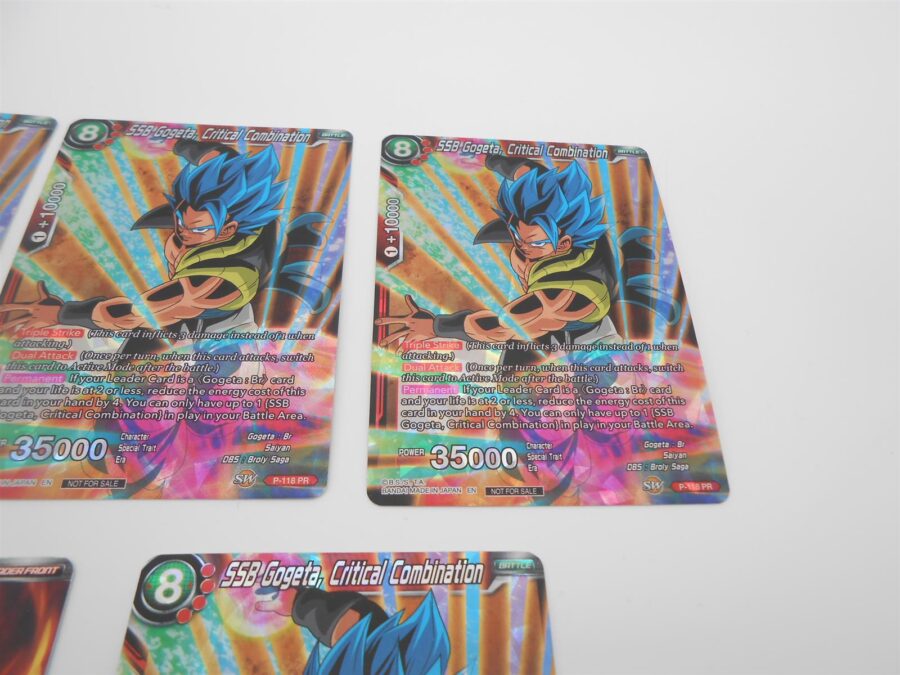 Dragon Ball Super Gogeta Karten Sammelkarten (5 Stück) TCG Englisch