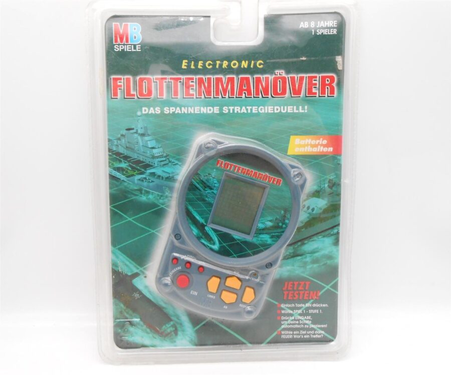 Electronic Vintage Flottenmanöver MB 1999 neu unbespielt Reisespiel
