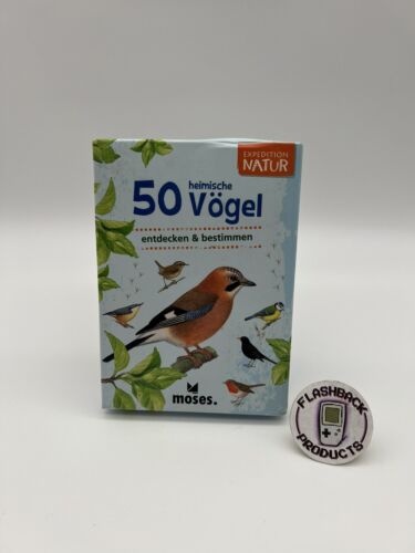 Expedition Natur. 50 heimische Vögel Entdecken und bestimmen Kartenspiel