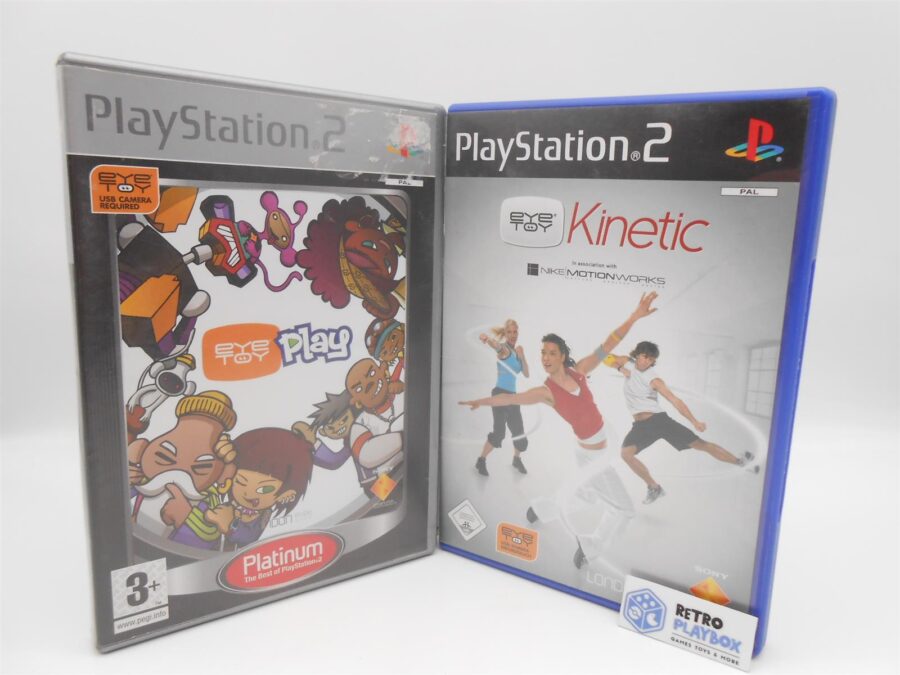 Eye Toy: Kinetic + Eye Toy Play - Bundle - Sony PlayStation 2 PS2 |Gut