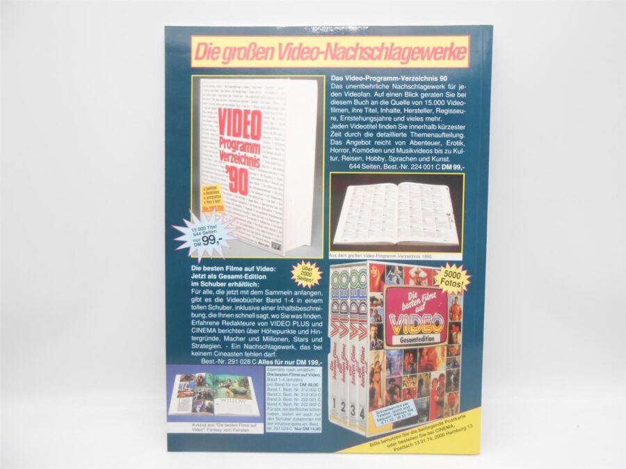 Filmbuch von Cinema Fantasy & Comic 1990 Sonderausgabe