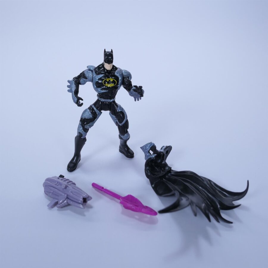 FRACTAL ARMOR BATMAN Actionfigur Figur Kenner Retro 1996 DC + Zubehör