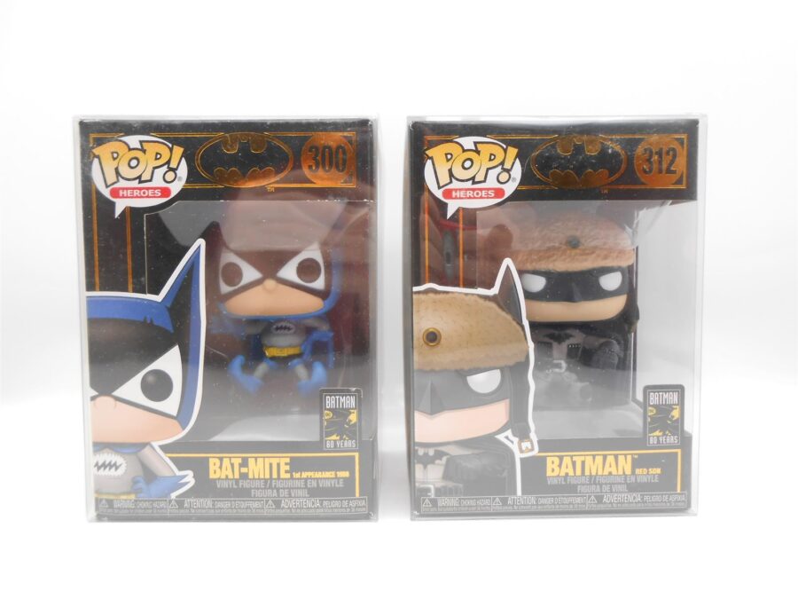 FUNKO Pop! 312 Batman Red Son + 300 Bat-Mite Vinyl Figur